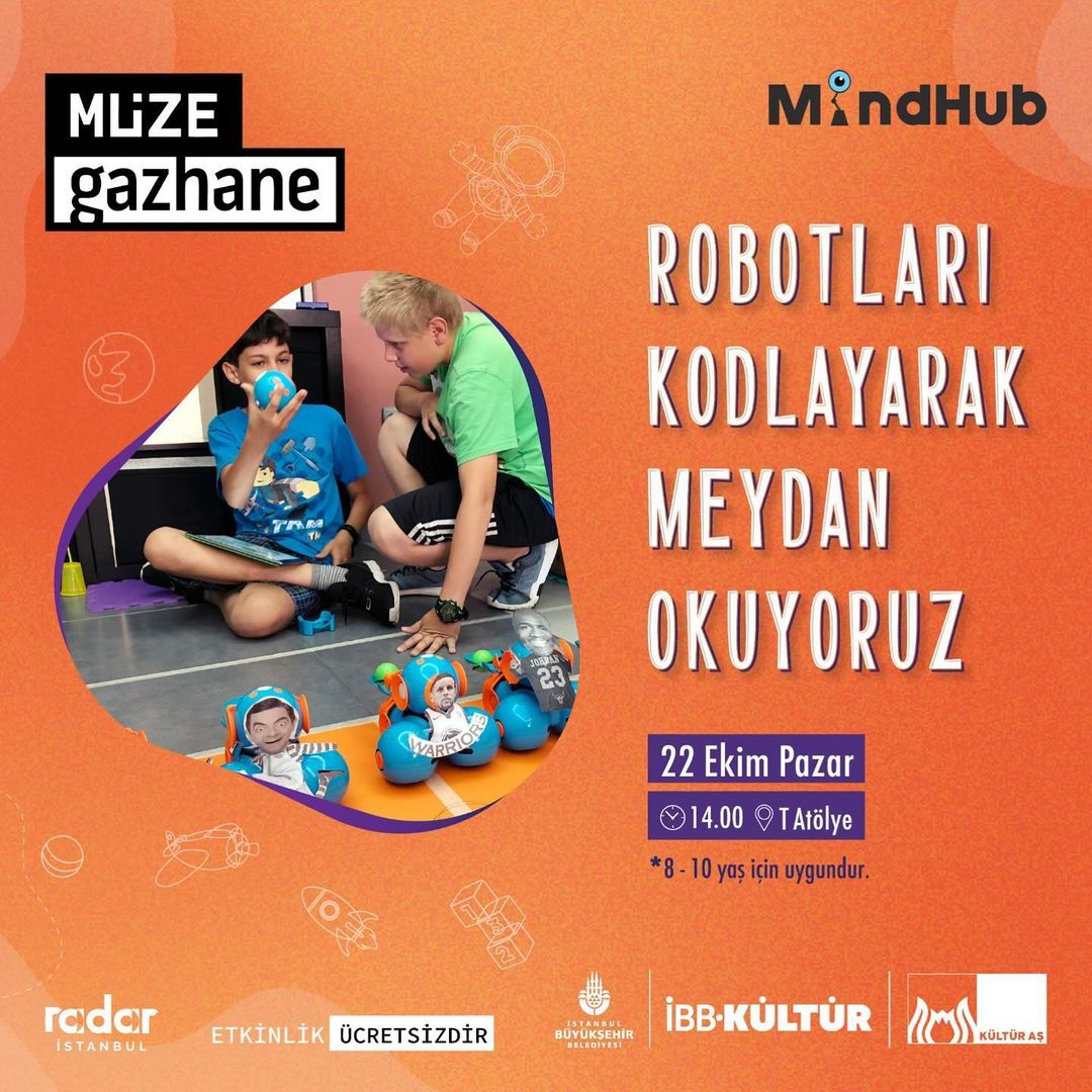 Müze Gazhane - Robotları Kodlayarak Meydan Okuyoruz, Çocuk Atölyesi